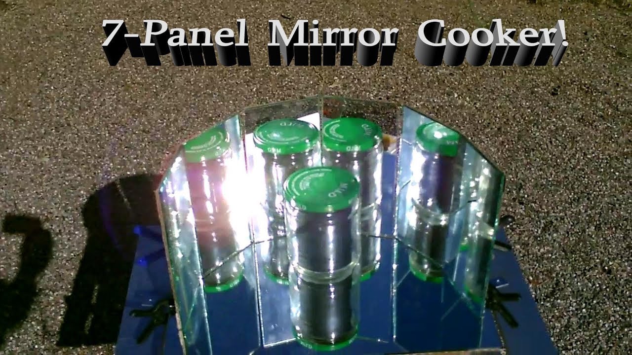 How to Make a Solar Oven With Mirrors