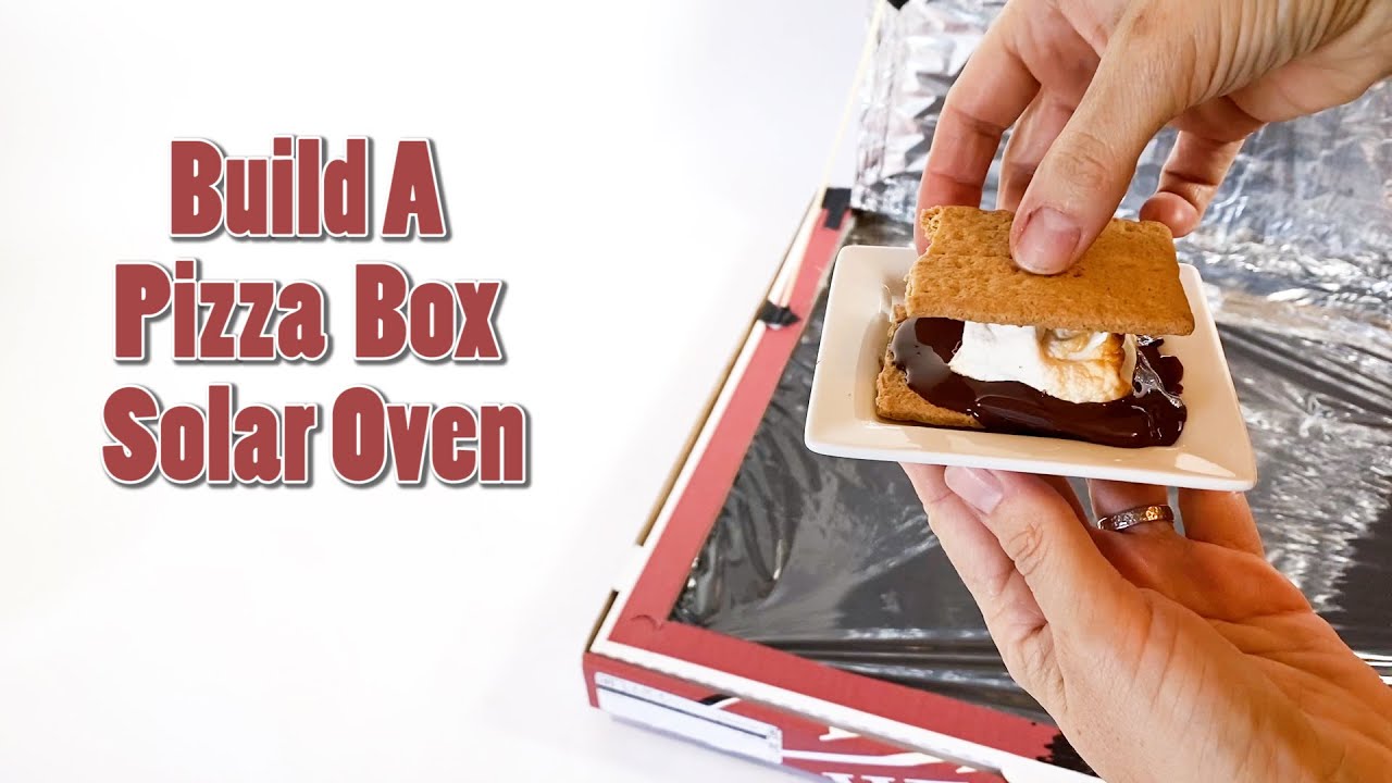 Pizza Box Solar Oven Materials