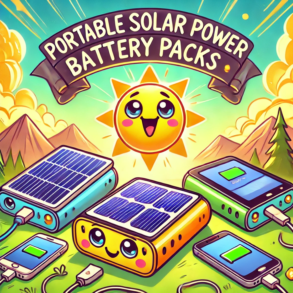 Portable Solar Power Battery Packs