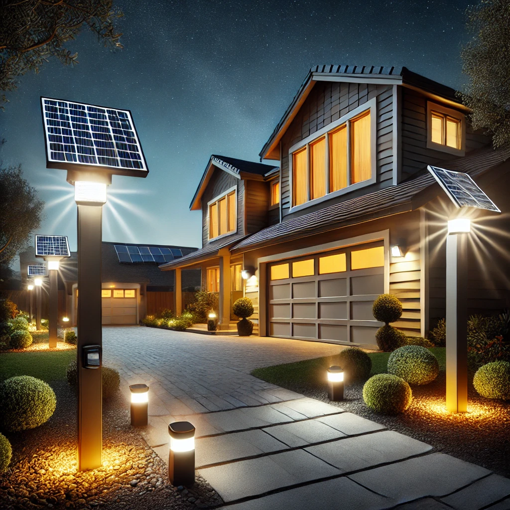 solar-LED motion sensor lights