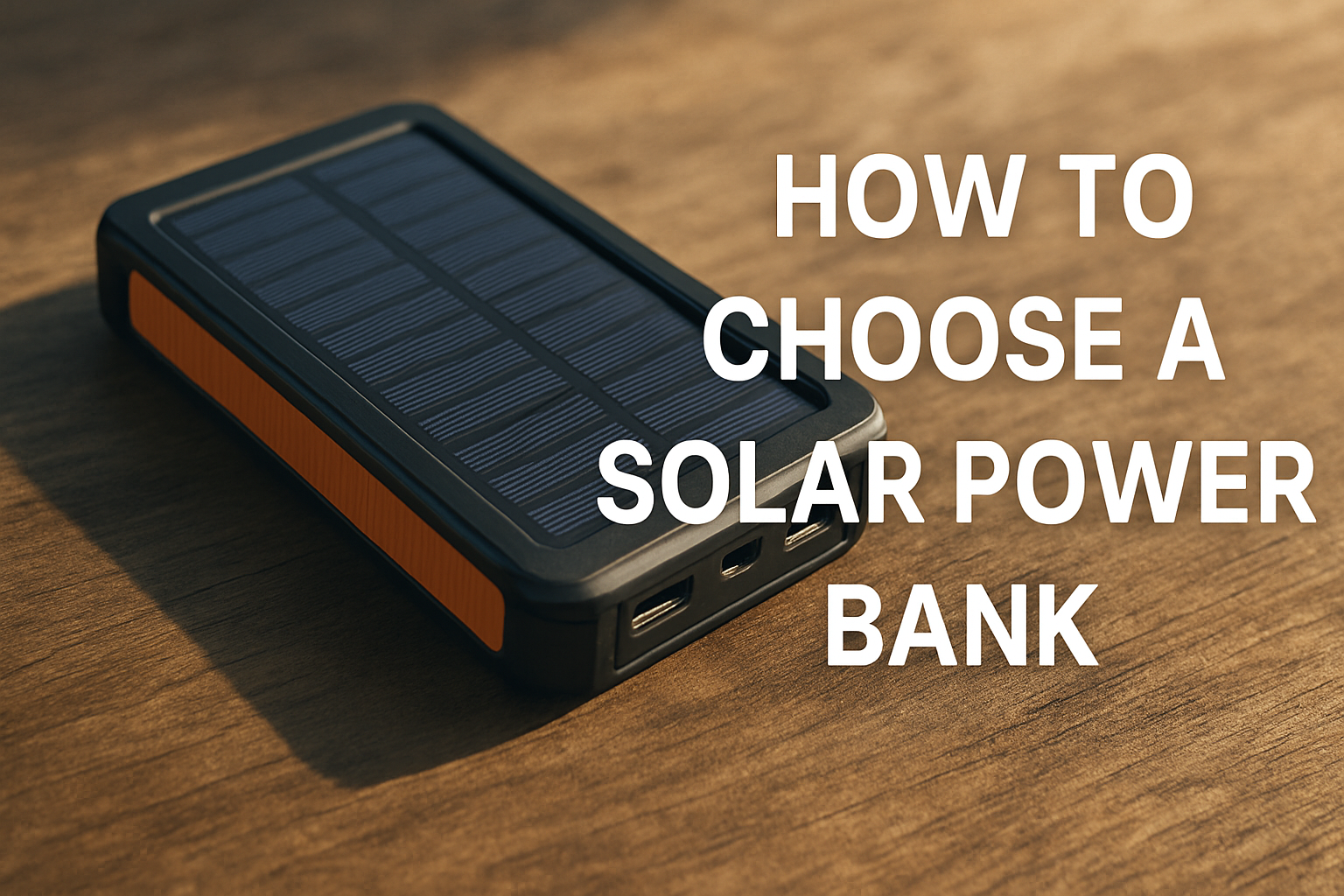 Solar Power Bank