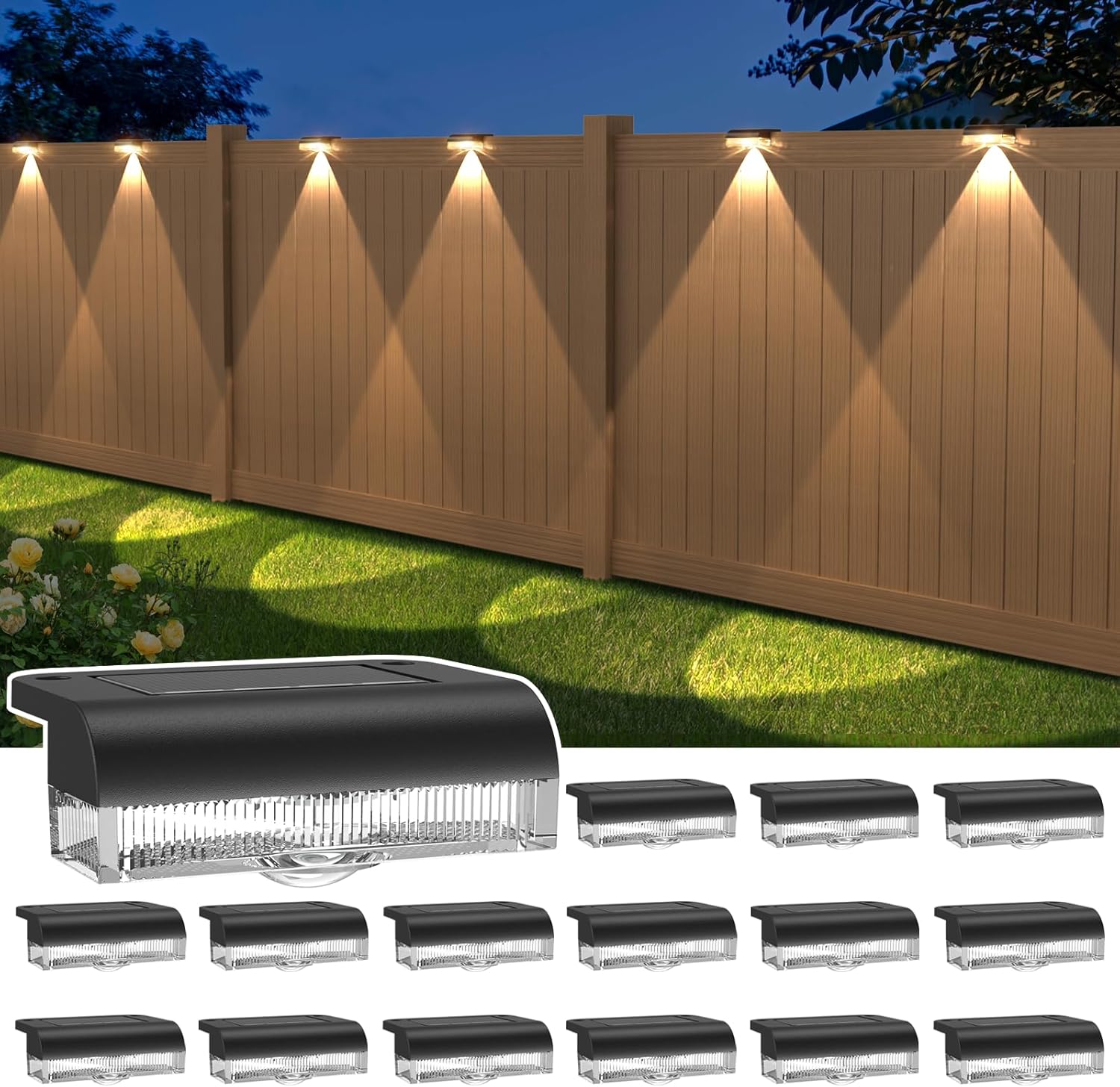Greluna Solar Fence Lights